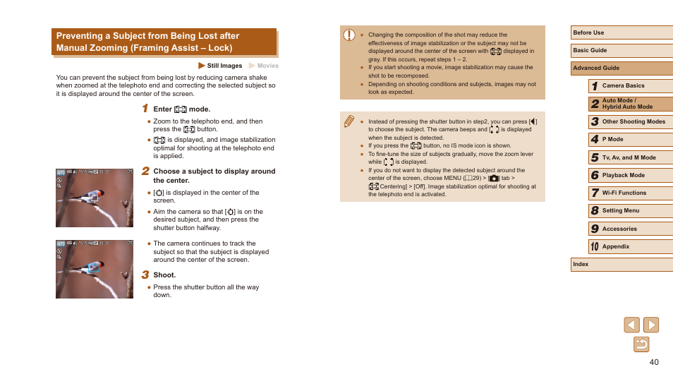 Canon PowerShot SX540 HS User Manual | Page 40 / 186