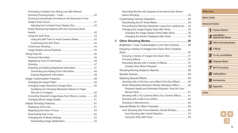 Canon PowerShot SX540 HS User Manual | Page 6 / 186