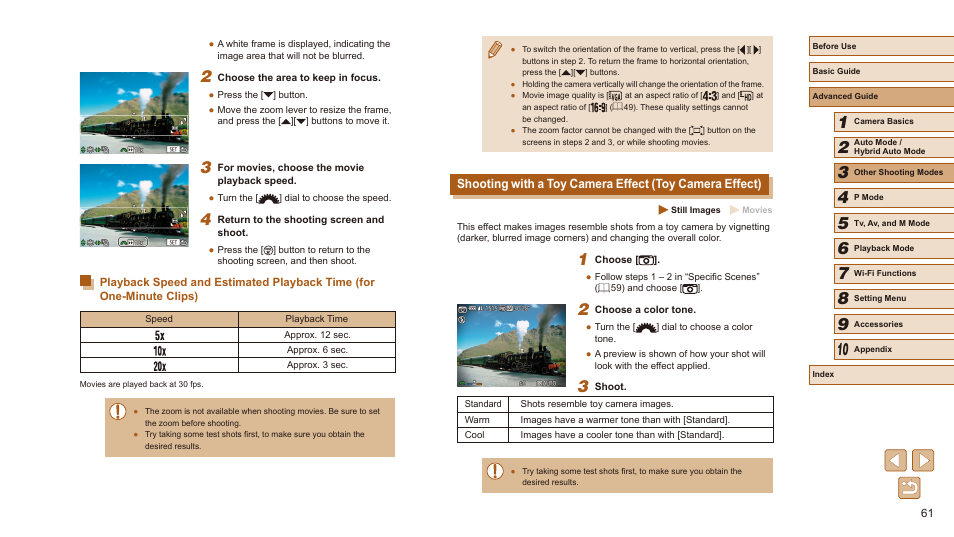 Canon PowerShot SX540 HS User Manual | Page 61 / 186