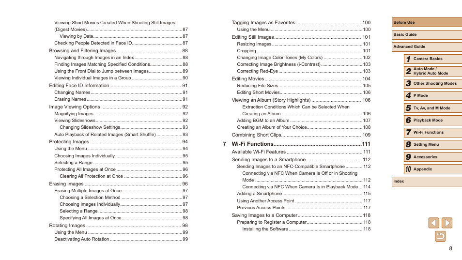 Canon PowerShot SX540 HS User Manual | Page 8 / 186