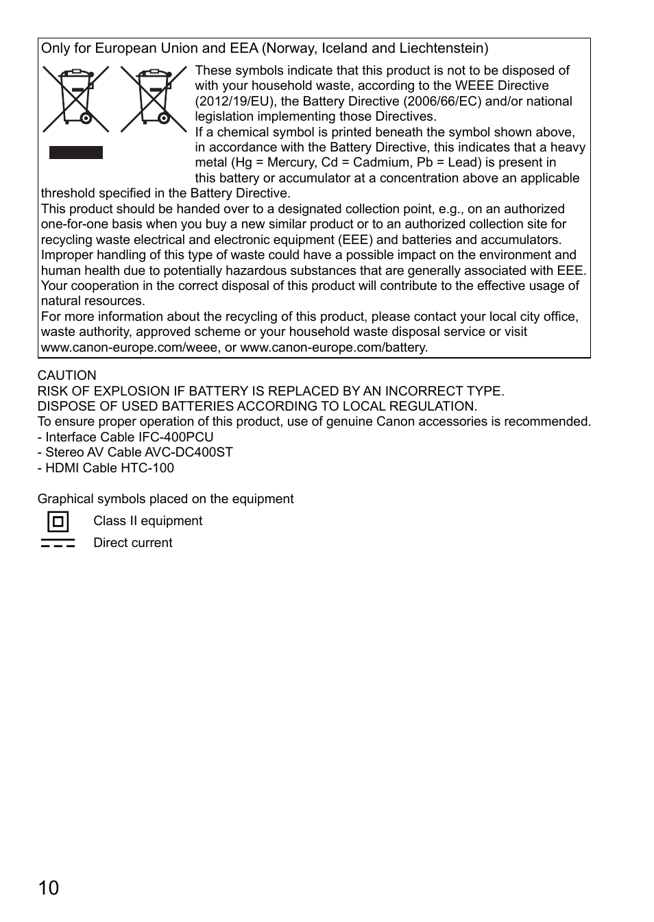 Canon PowerShot SX540 HS User Manual | Page 10 / 11