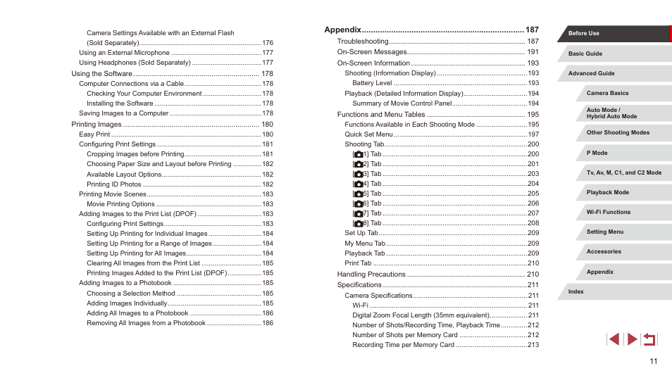 Canon PowerShot G3 X User Manual | Page 11 / 219