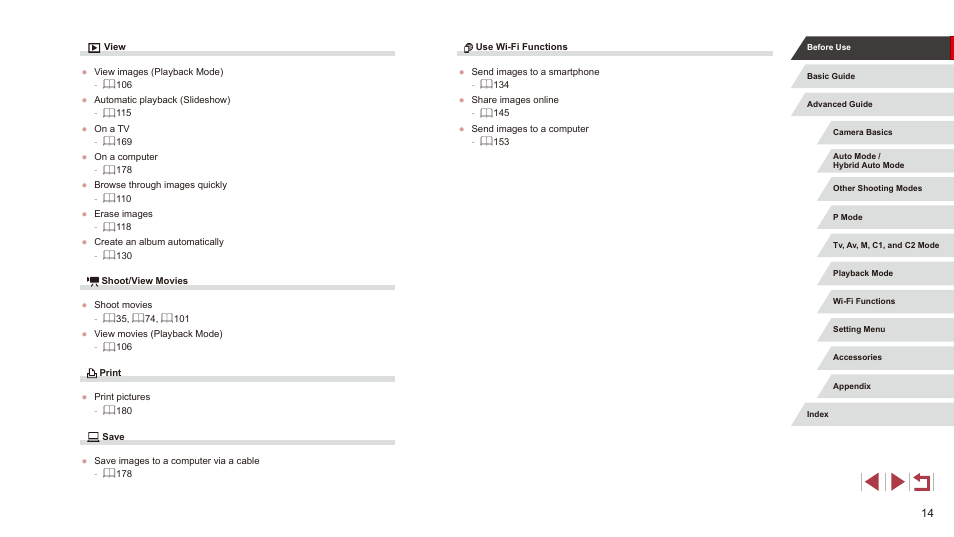 Canon PowerShot G3 X User Manual | Page 14 / 219