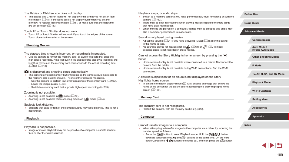 Canon PowerShot G3 X User Manual | Page 189 / 219