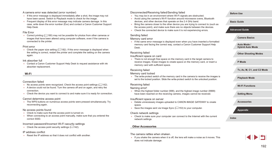 Canon PowerShot G3 X User Manual | Page 192 / 219
