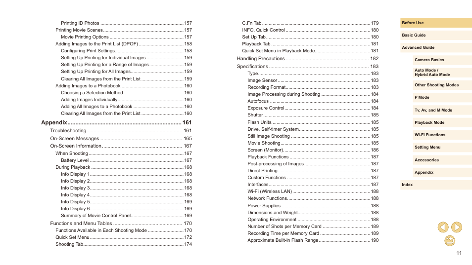 Appendix | Canon EOS M10 User Manual | Page 11 / 196