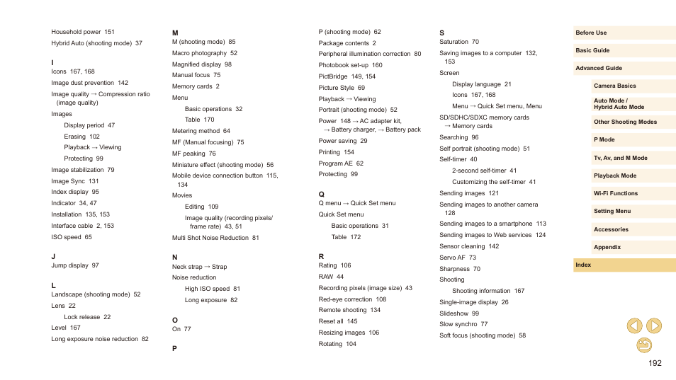 Canon EOS M10 User Manual | Page 192 / 196