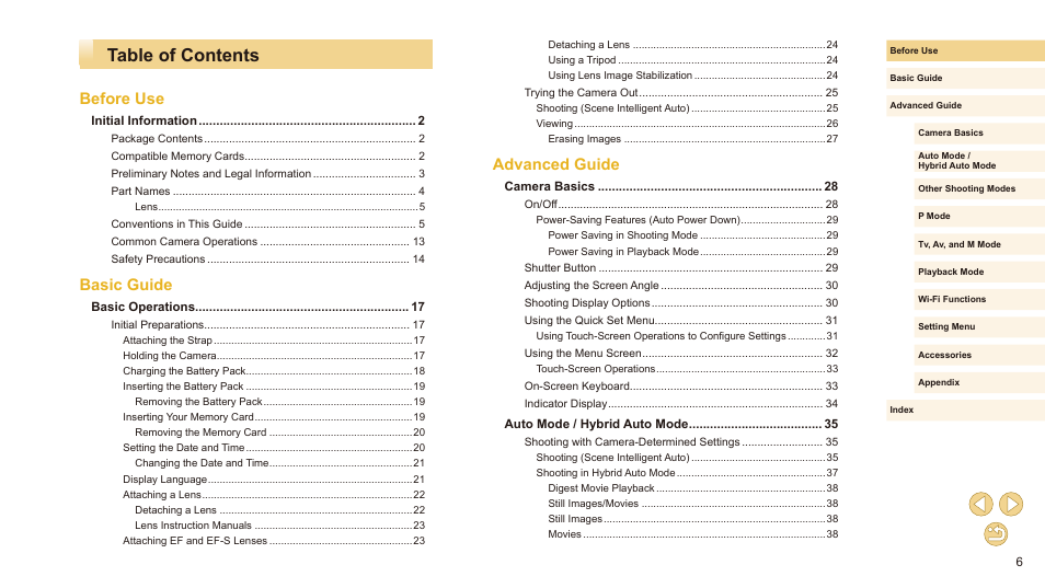 Canon EOS M10 User Manual | Page 6 / 196