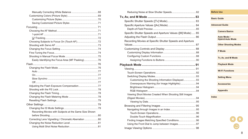 Canon EOS M10 User Manual | Page 8 / 196