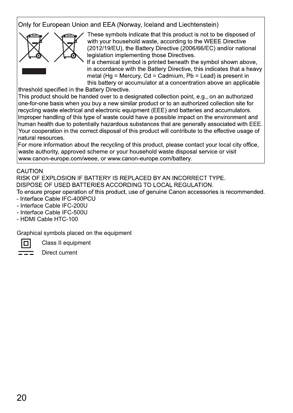 Canon EOS M10 User Manual | Page 20 / 21