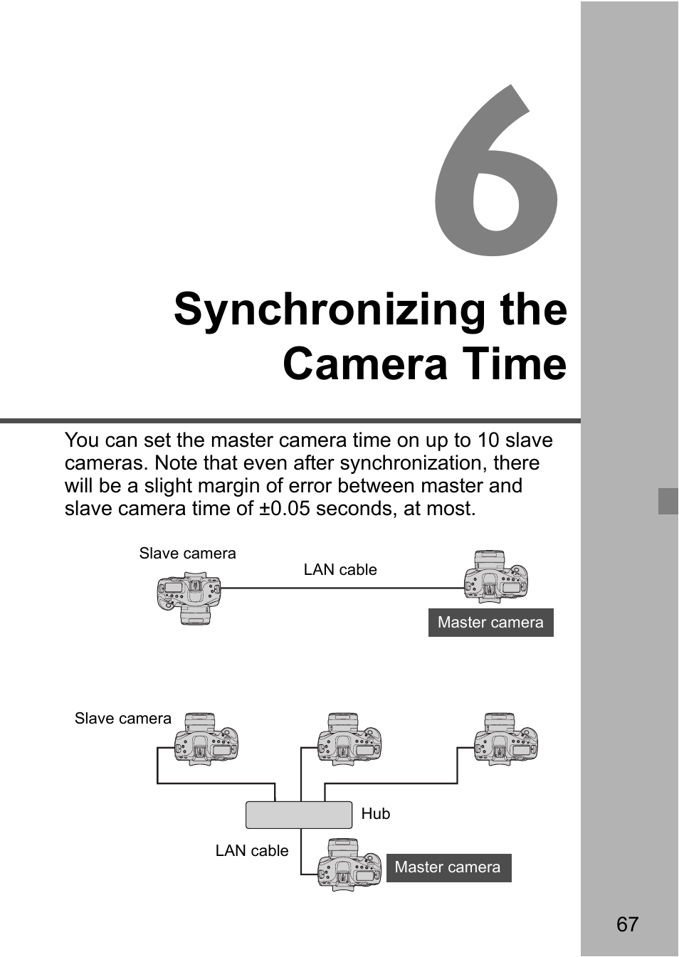 Synchronizing the camera time | Canon EOS 1D X Mark II User Manual | Page 67 / 116