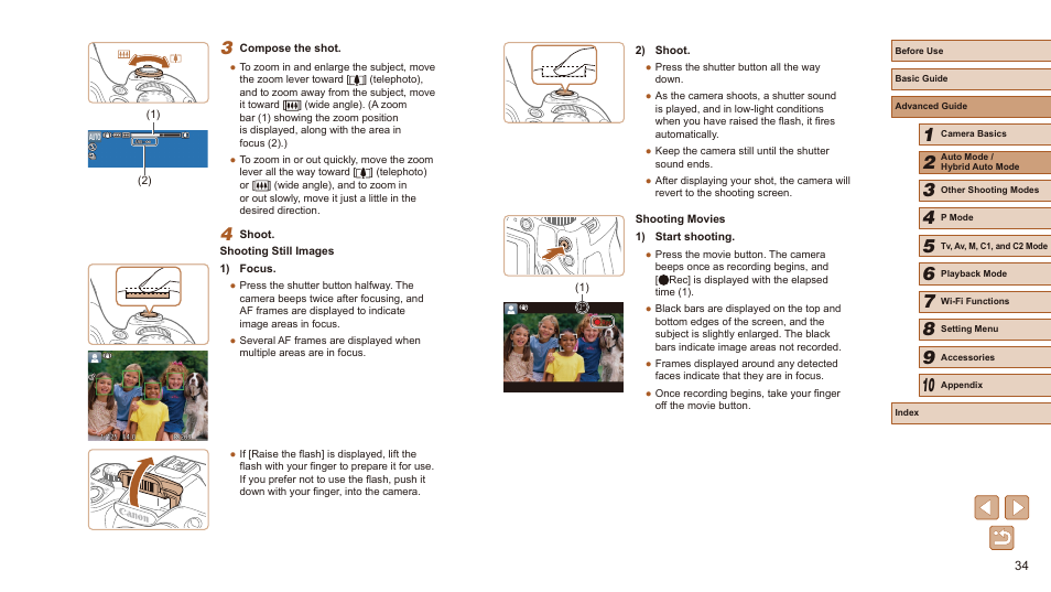 Canon PowerShot SX60 HS User Manual | Page 34 / 203