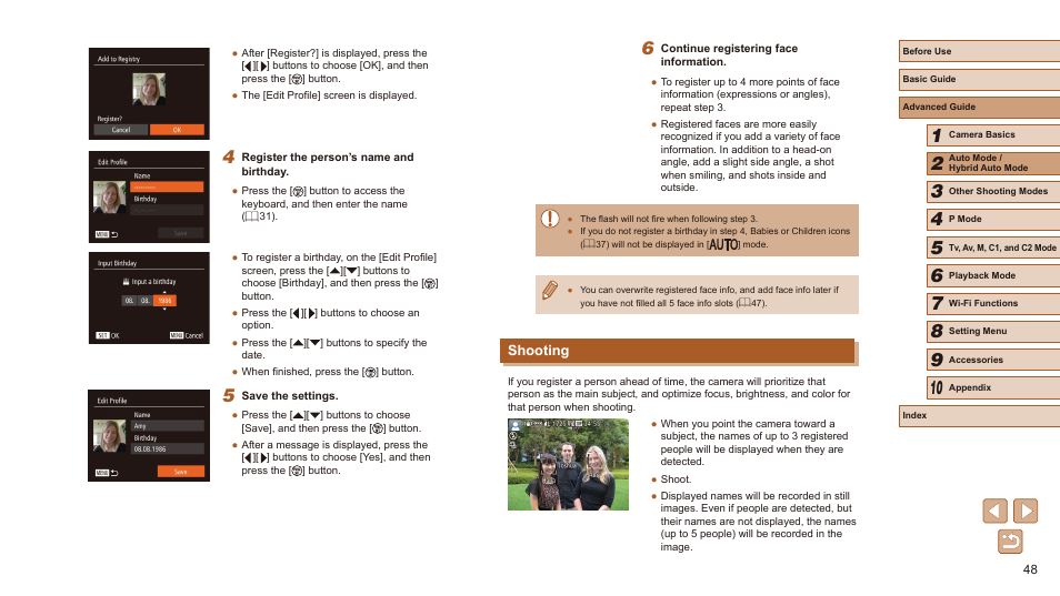 Shooting | Canon PowerShot SX60 HS User Manual | Page 48 / 203