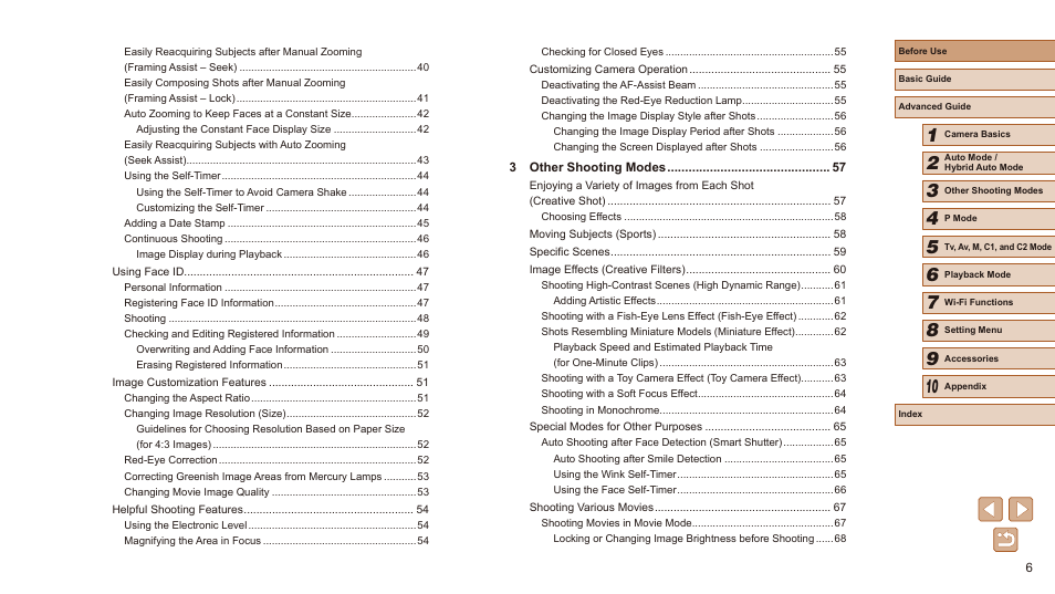 Canon PowerShot SX60 HS User Manual | Page 6 / 203