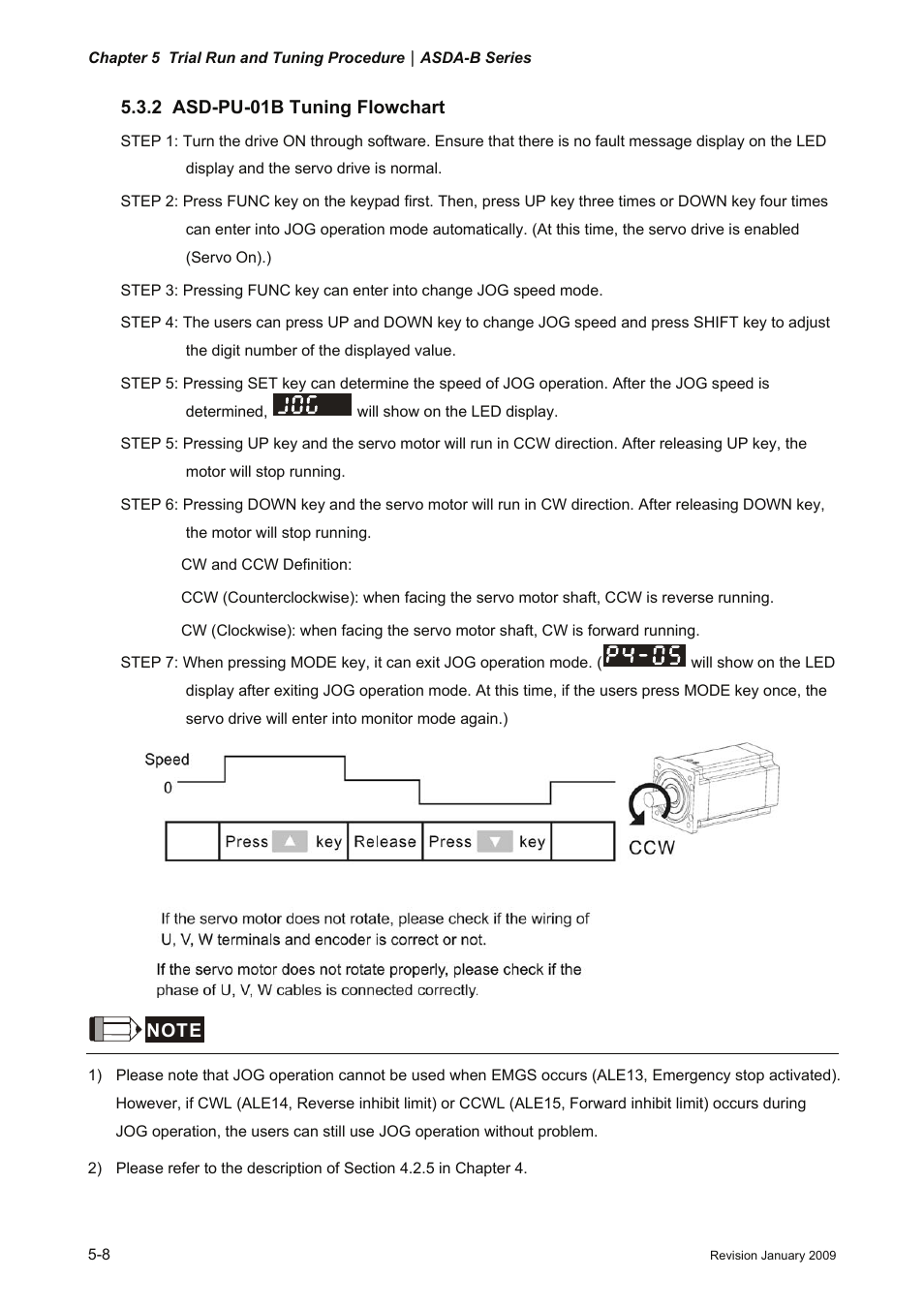2 asd-pu-01b tuning flowchart, 2 asd-pu-01b, Tuning flowchart -8 | Delta Electronics ASDA-B Series User Manual | Page 101 / 321
