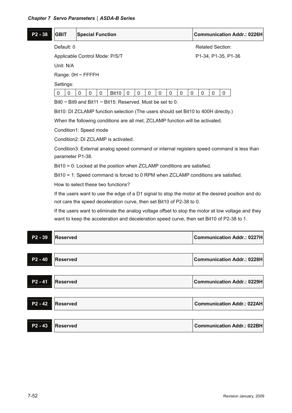 Delta Electronics ASDA-B Series User Manual | Page 205 / 321