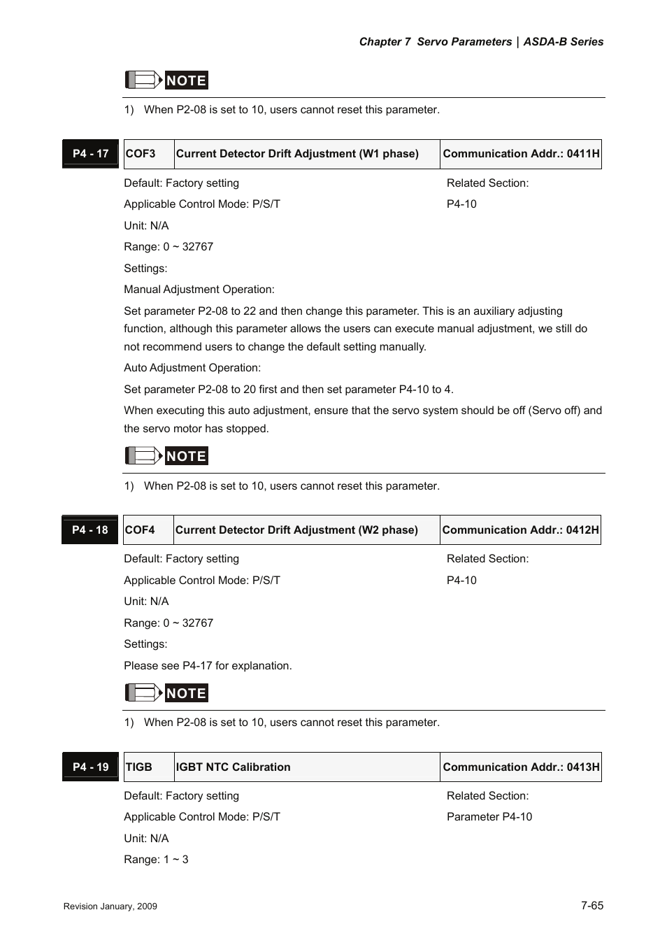 Delta Electronics ASDA-B Series User Manual | Page 218 / 321