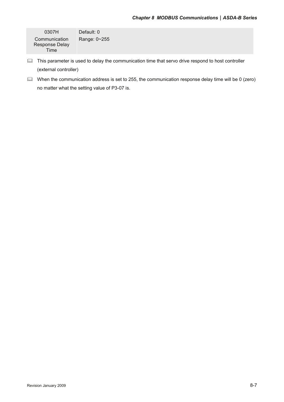 Delta Electronics ASDA-B Series User Manual | Page 242 / 321