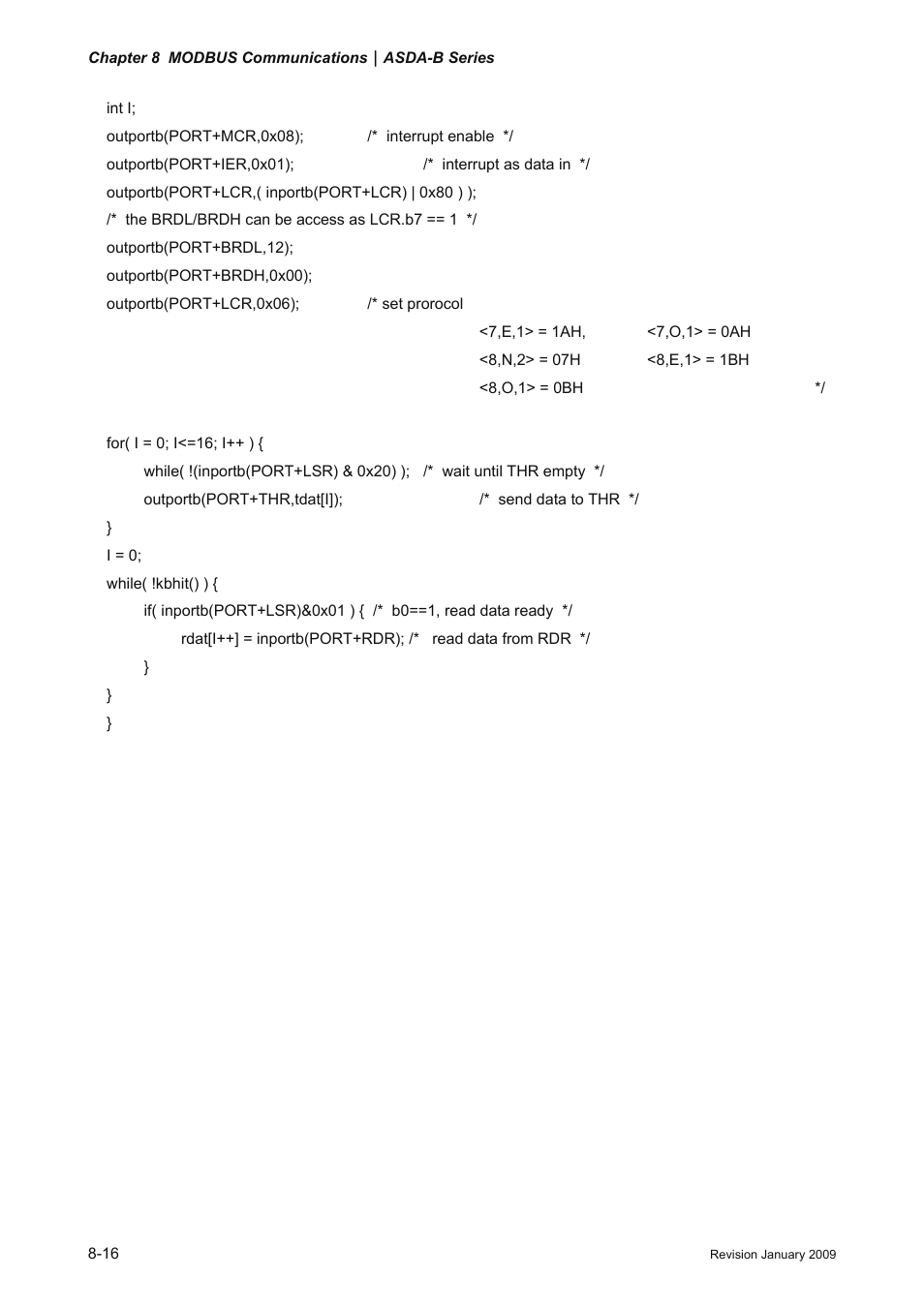 Delta Electronics ASDA-B Series User Manual | Page 251 / 321