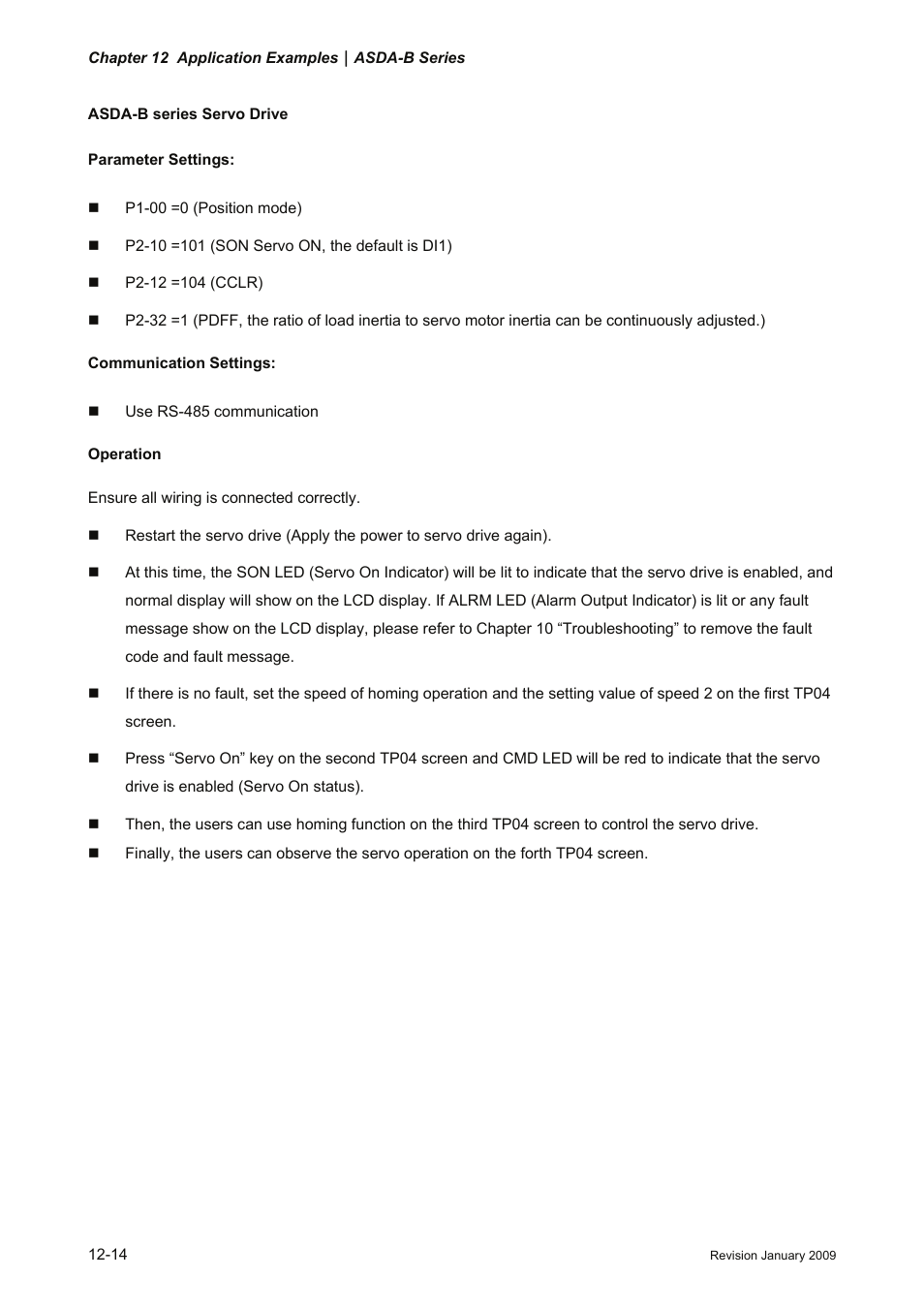 Delta Electronics ASDA-B Series User Manual | Page 303 / 321