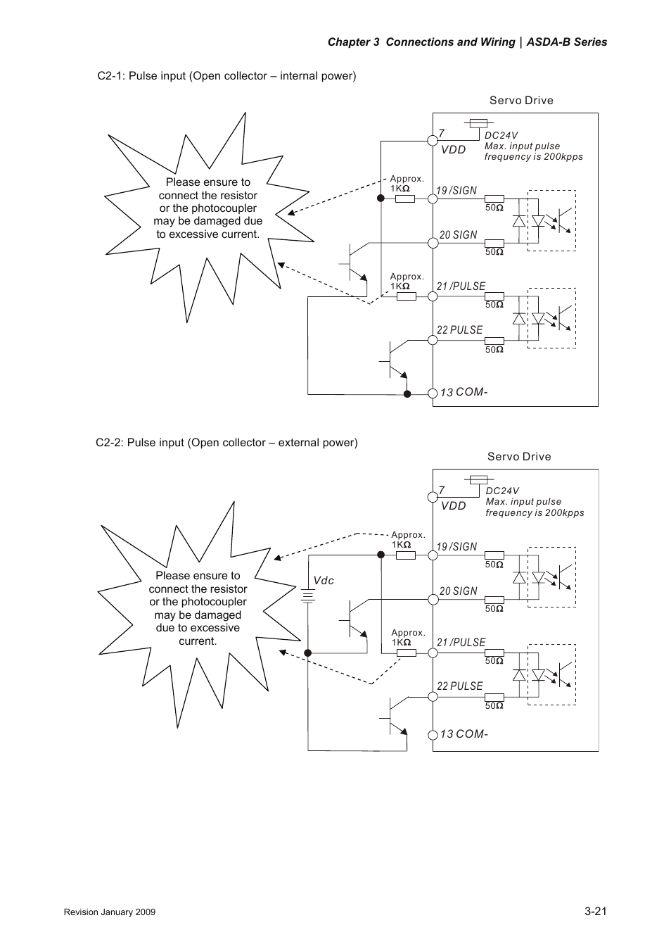Delta Electronics ASDA-B Series User Manual | Page 46 / 321