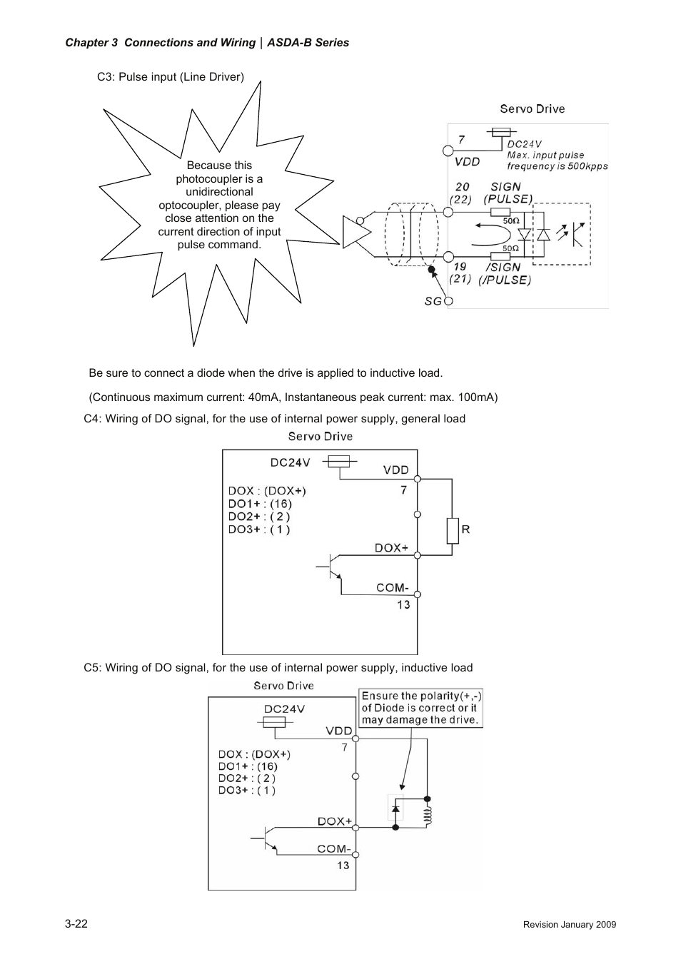 Delta Electronics ASDA-B Series User Manual | Page 47 / 321