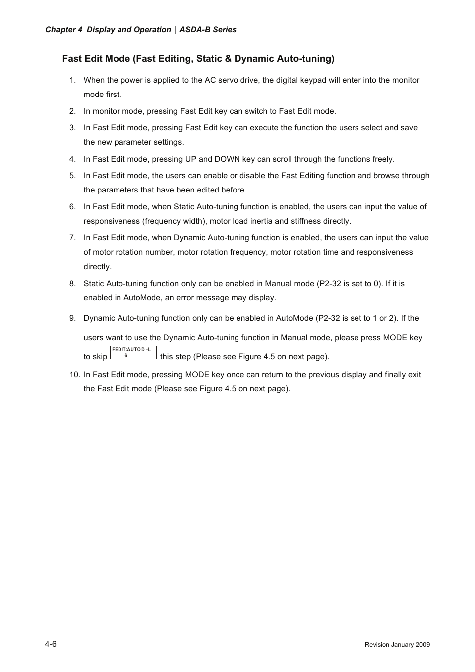 Delta Electronics ASDA-B Series User Manual | Page 61 / 321