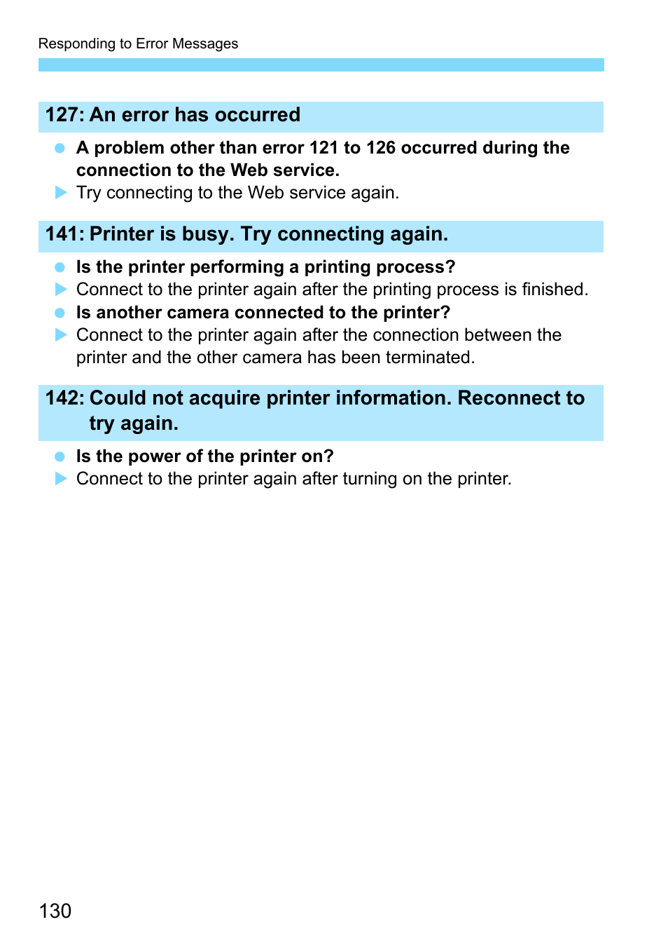 27 (p.130), 41 (p.130), 42 (p.130) | Canon EOS 1300D User Manual | Page 130 / 144