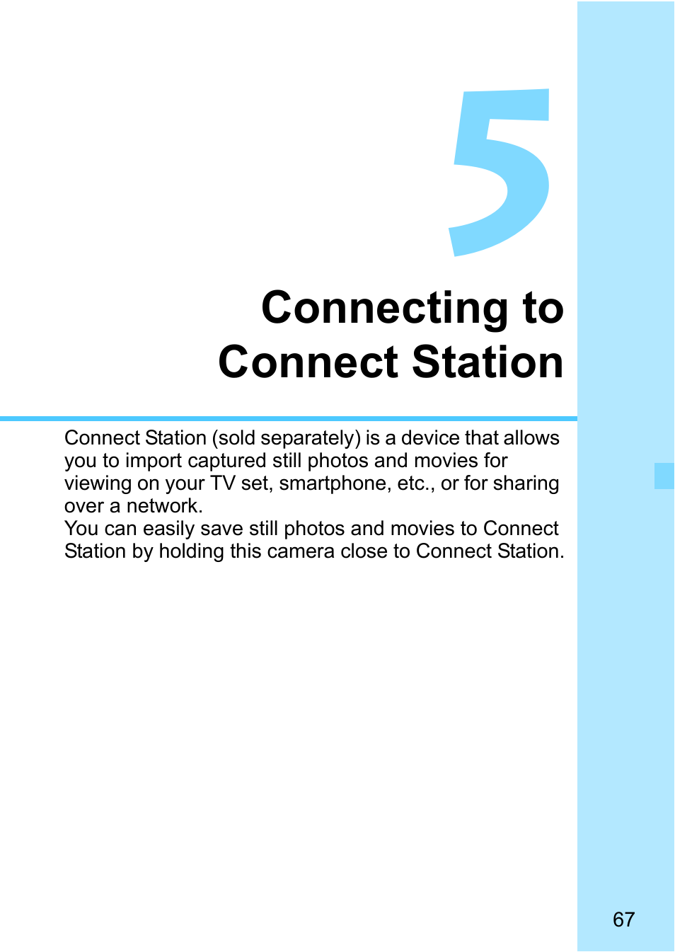 Connecting to connect station, P.67), Ge 67 | Canon EOS 1300D User Manual | Page 67 / 144