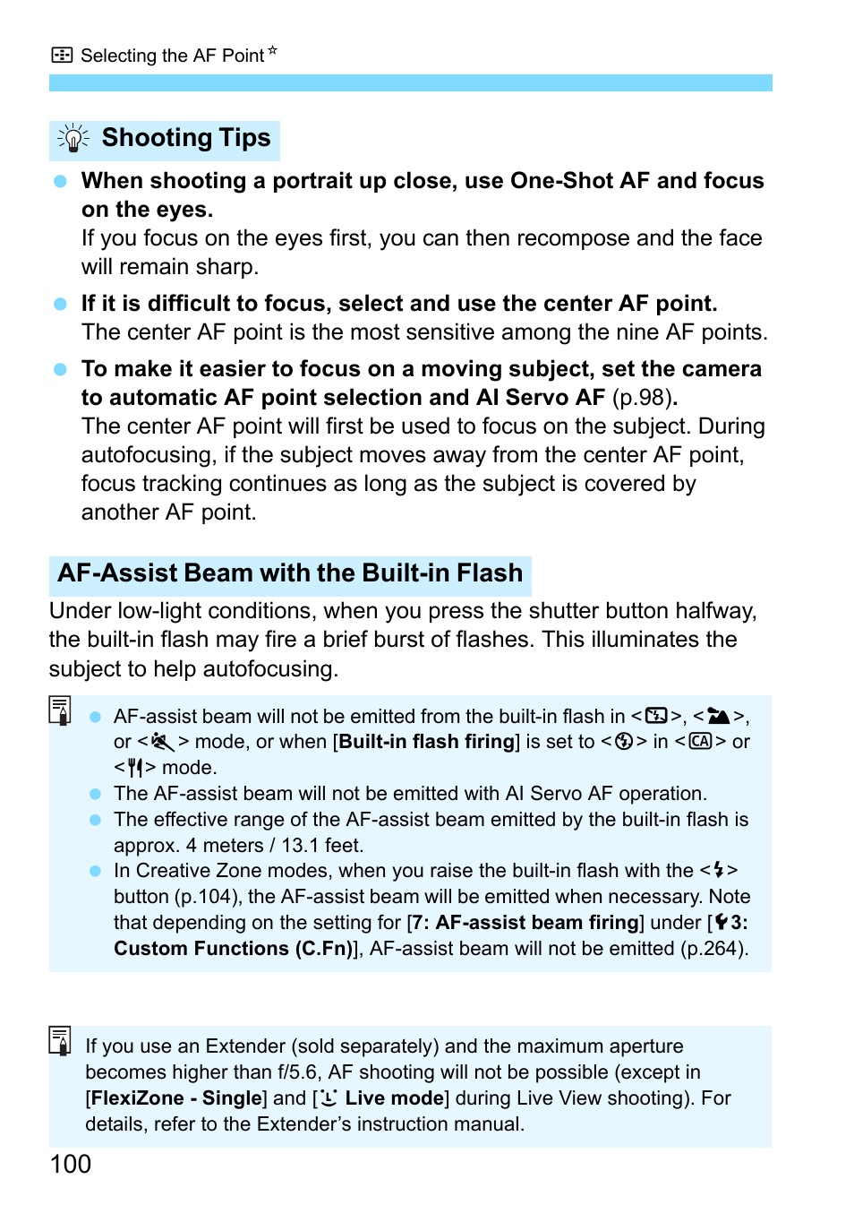 Canon EOS 1300D User Manual | Page 100 / 326