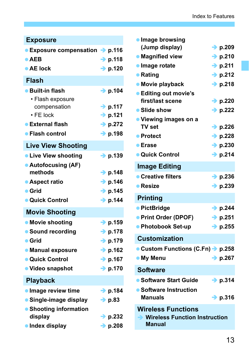 Canon EOS 1300D User Manual | Page 13 / 326