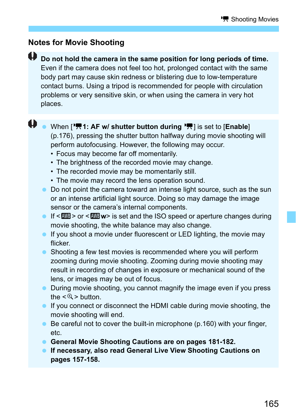 Canon EOS 1300D User Manual | Page 165 / 326