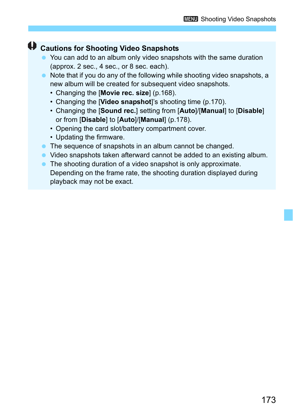 Canon EOS 1300D User Manual | Page 173 / 326