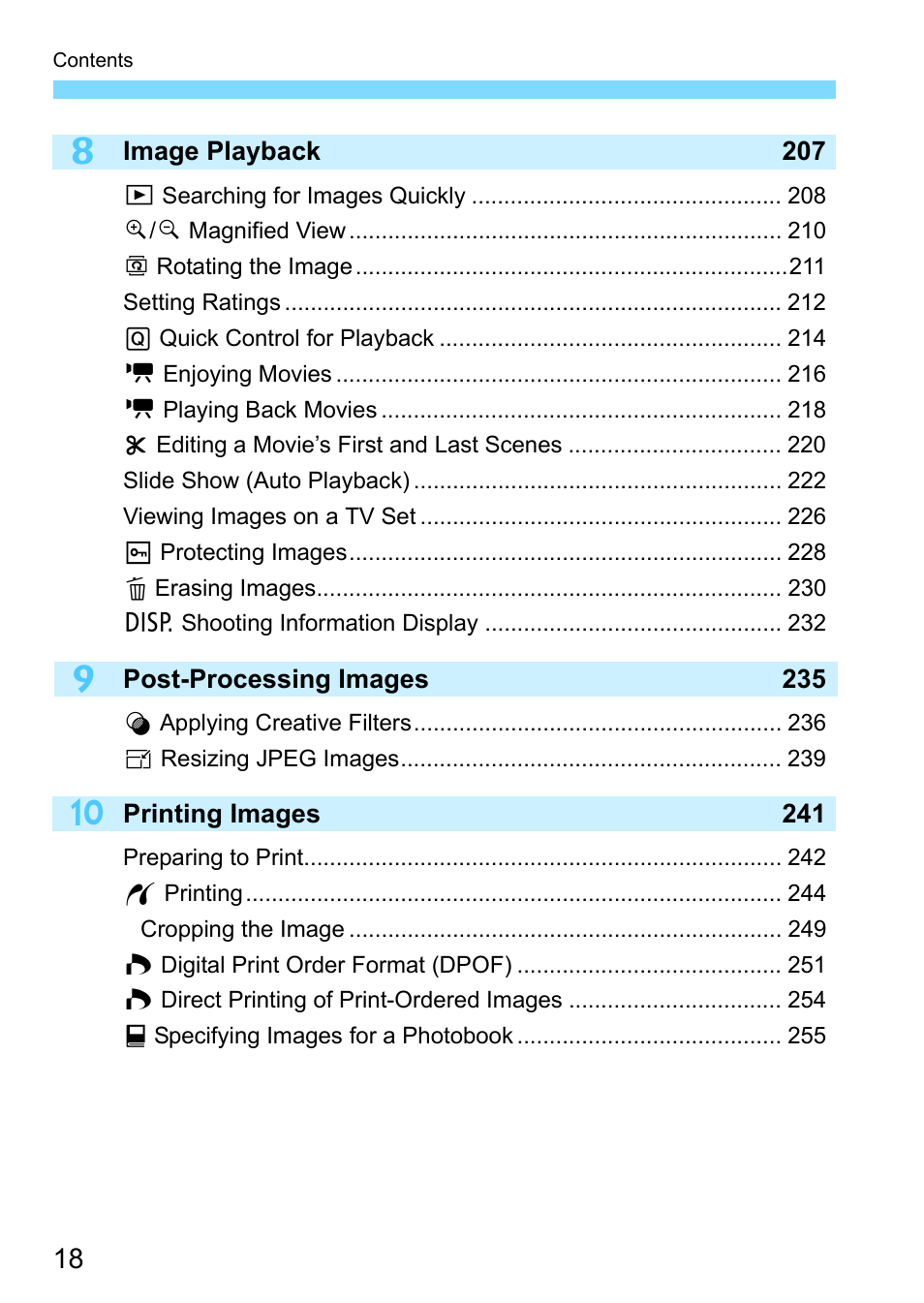 Canon EOS 1300D User Manual | Page 18 / 326
