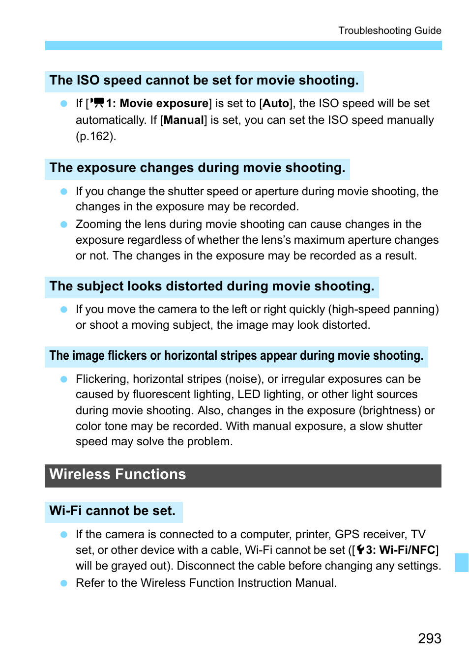 Wireless functions | Canon EOS 1300D User Manual | Page 293 / 326
