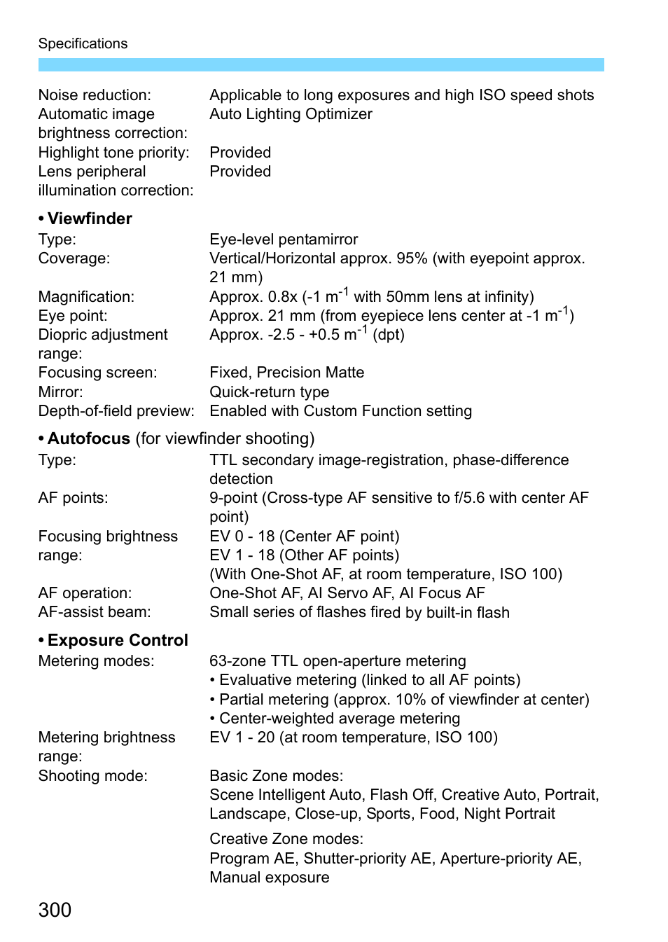 Canon EOS 1300D User Manual | Page 300 / 326