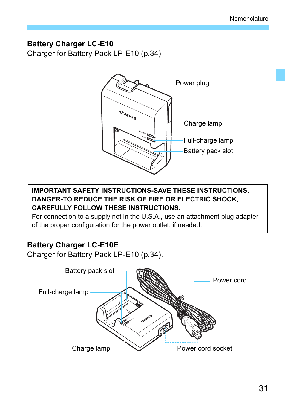 Canon EOS 1300D User Manual | Page 31 / 326