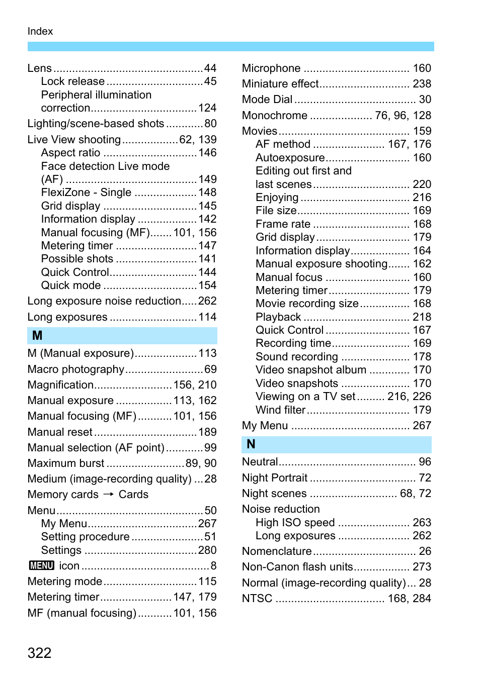 Canon EOS 1300D User Manual | Page 322 / 326