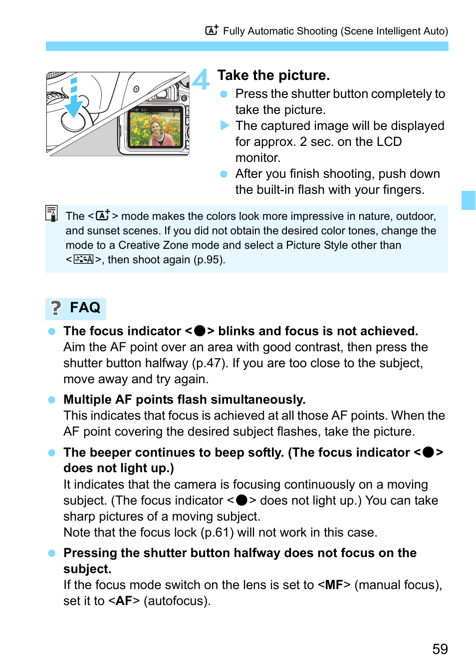 Canon EOS 1300D User Manual | Page 59 / 326