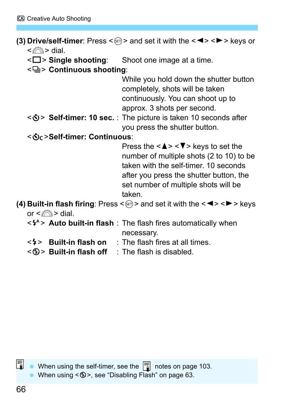 Canon EOS 1300D User Manual | Page 66 / 326