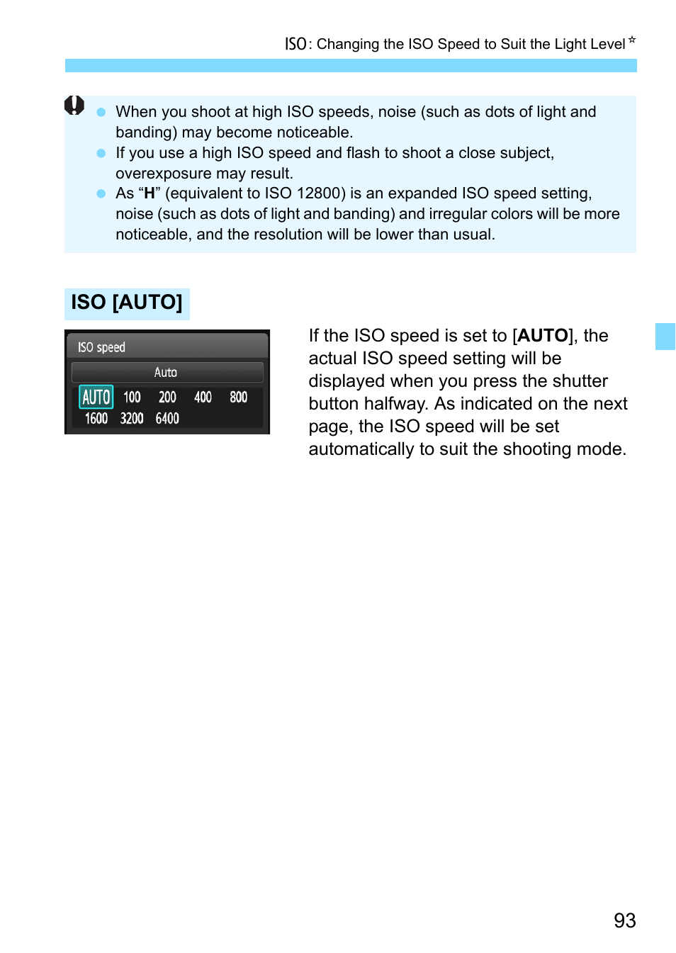 Iso [auto | Canon EOS 1300D User Manual | Page 93 / 326