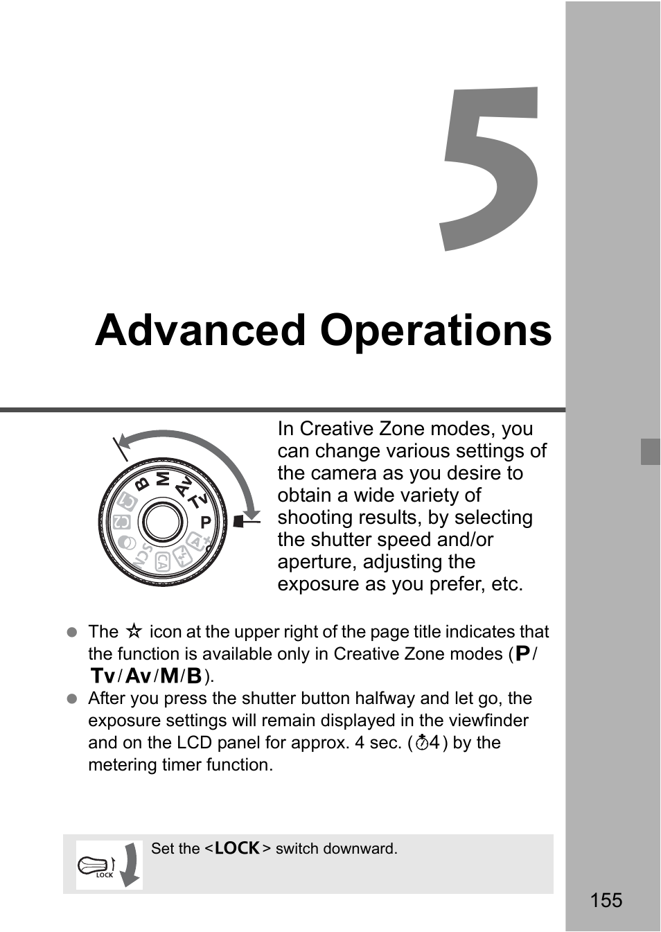 Advanced operations | Canon EOS 80D User Manual | Page 157 / 308