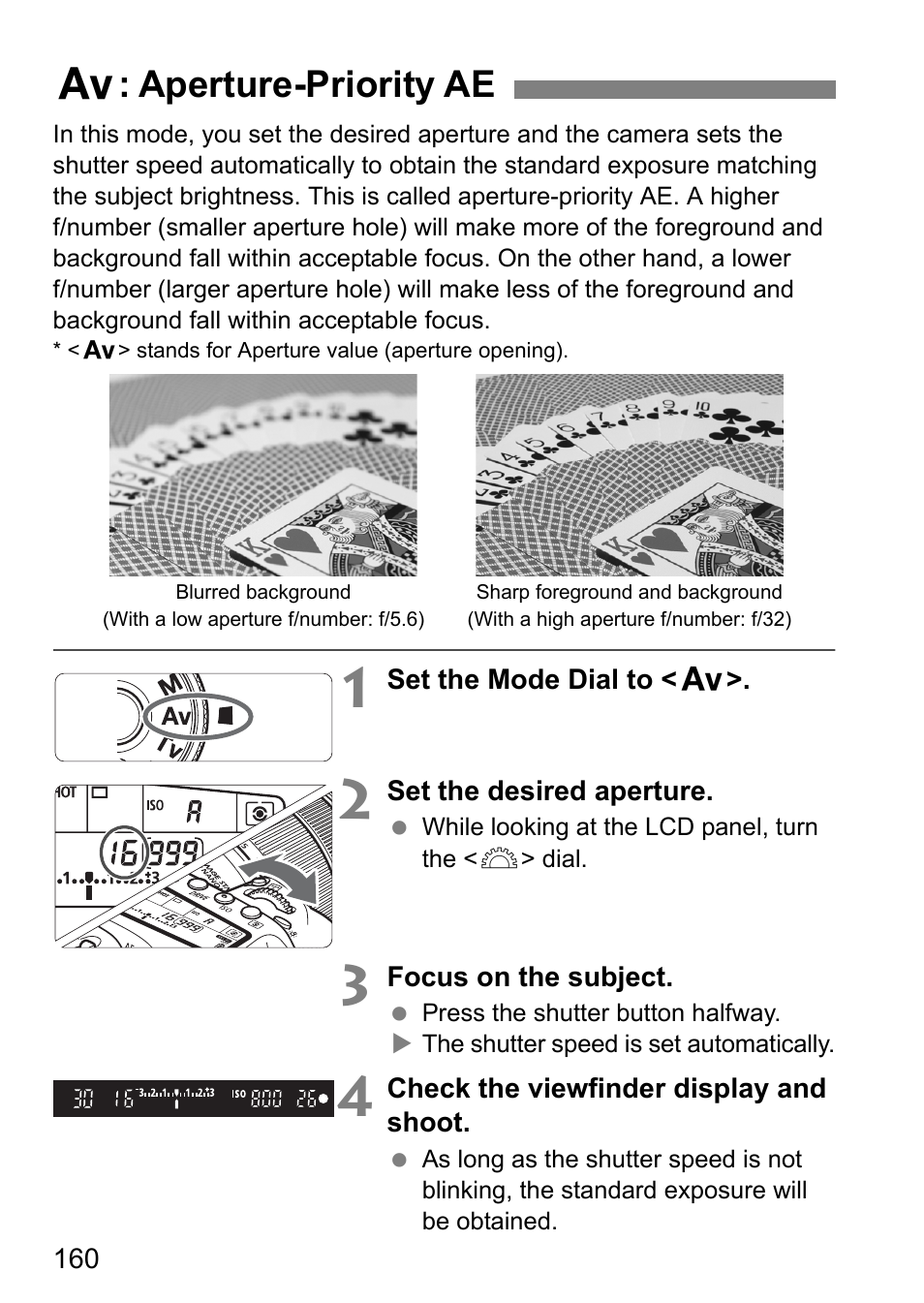 F: aperture-priority ae | Canon EOS 80D User Manual | Page 162 / 308