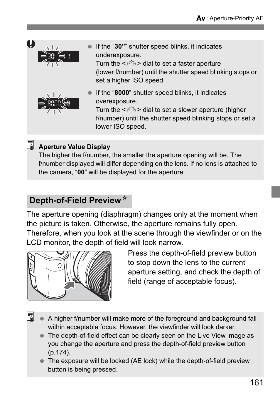 Depth-of-field preview n | Canon EOS 80D User Manual | Page 163 / 308