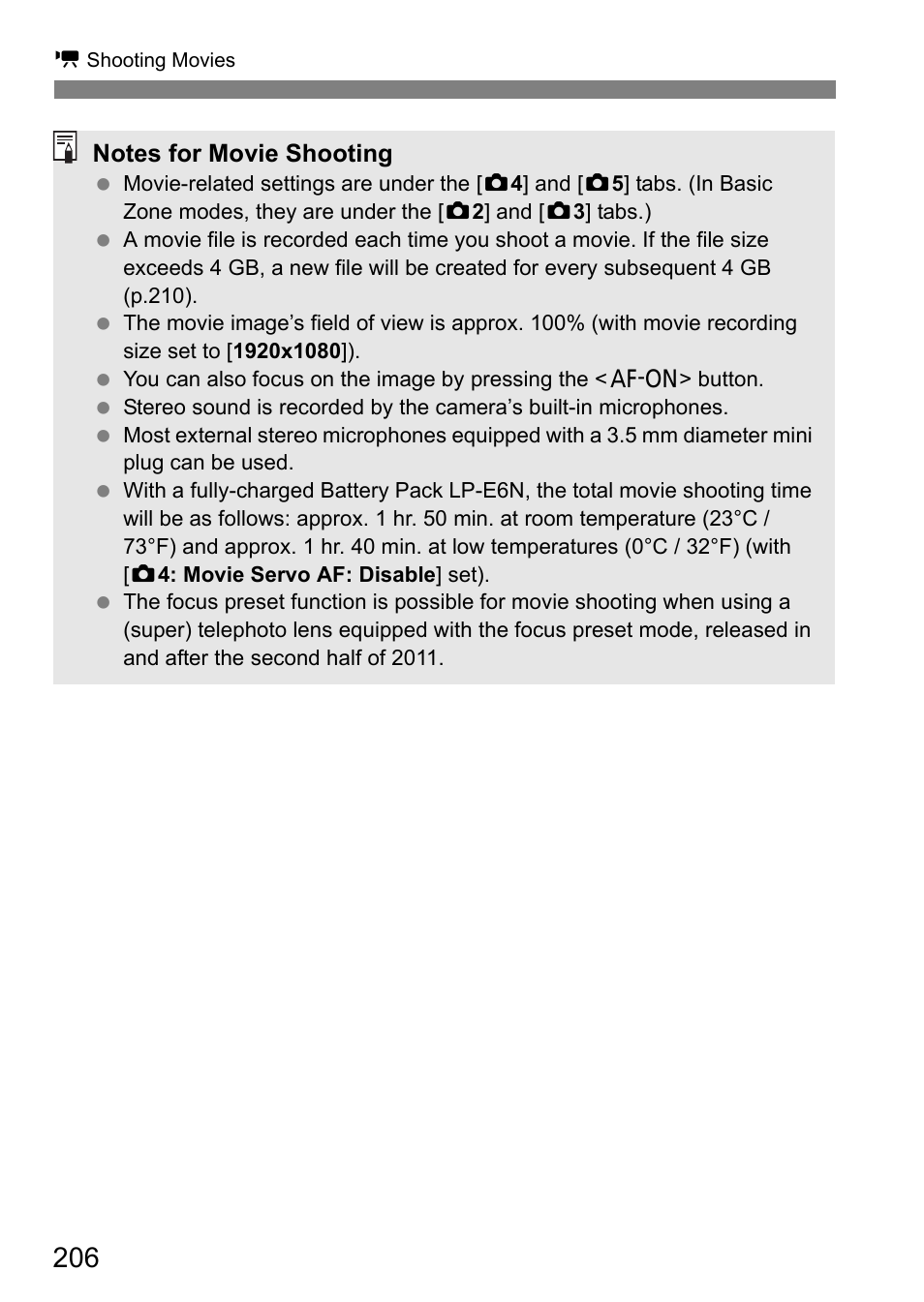 Canon EOS 80D User Manual | Page 208 / 308
