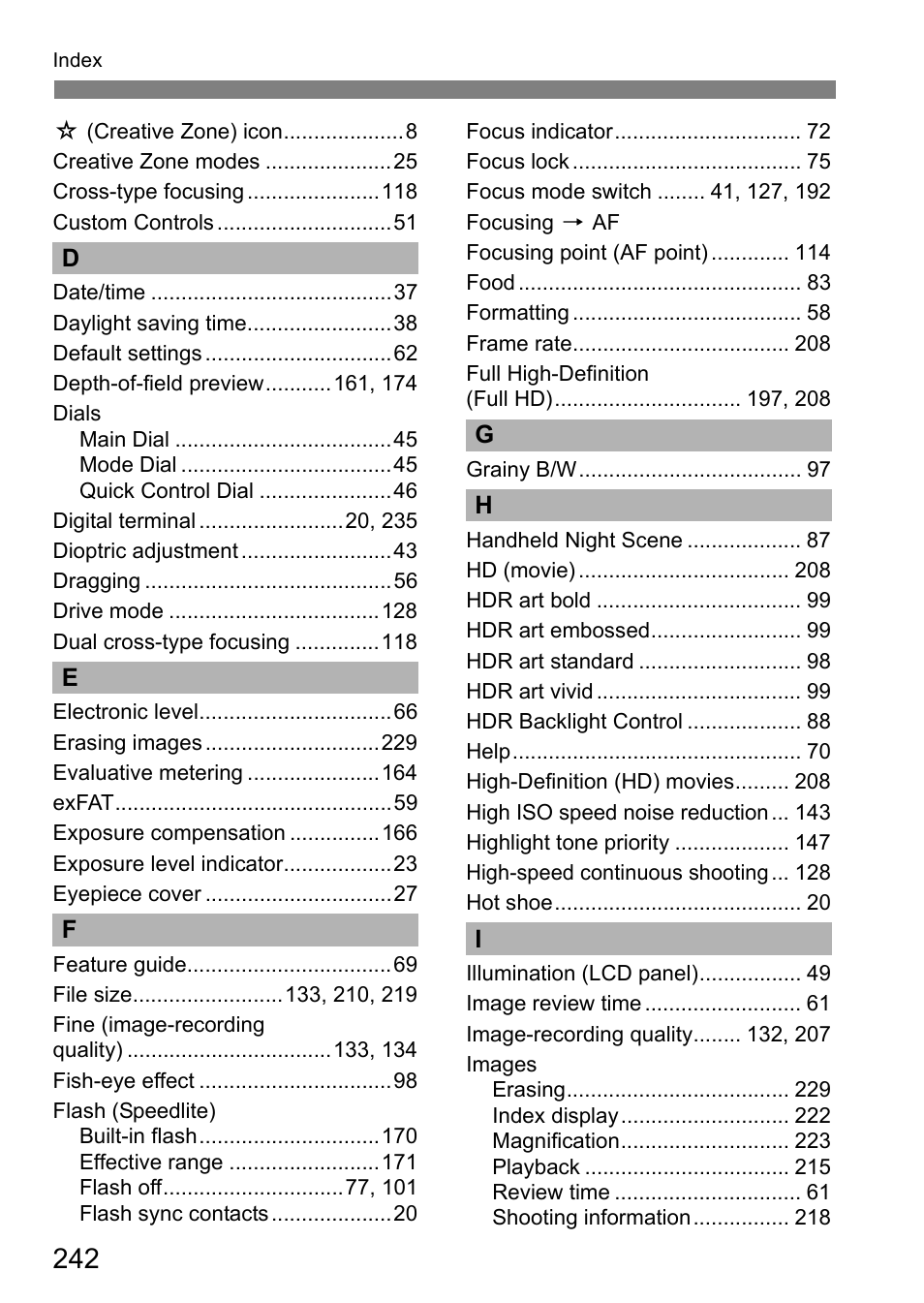 Canon EOS 80D User Manual | Page 244 / 308