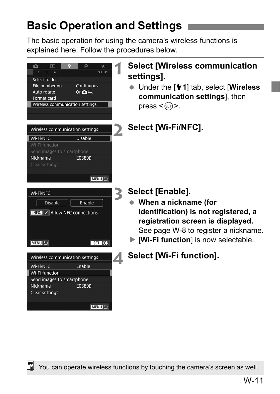 Basic operation and settings | Canon EOS 80D User Manual | Page 259 / 308