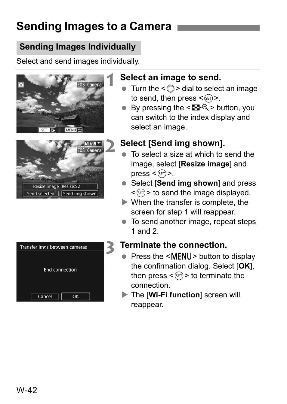 Sending images to a camera | Canon EOS 80D User Manual | Page 290 / 308