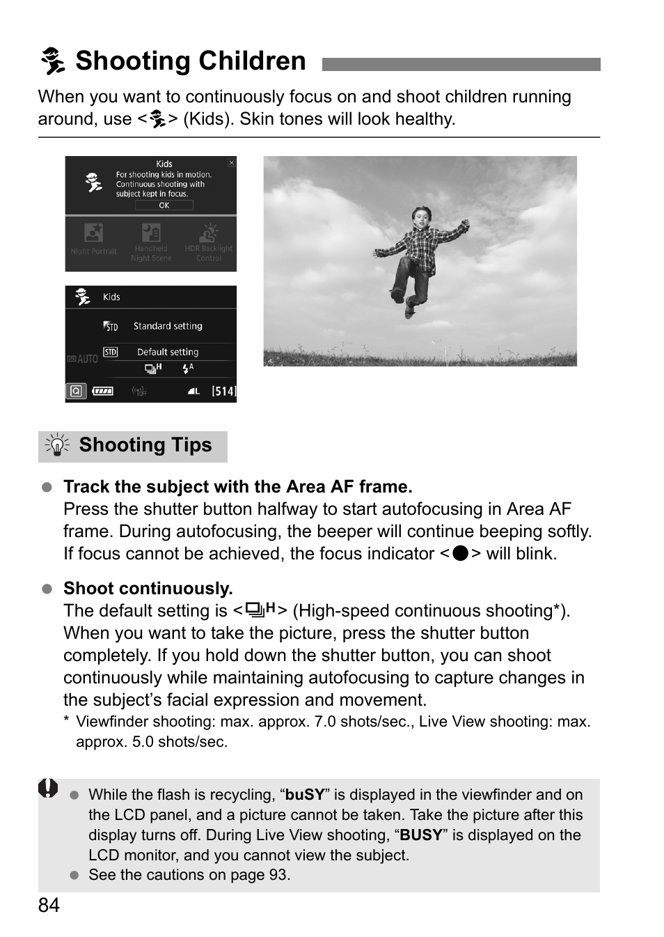Cshooting children | Canon EOS 80D User Manual | Page 86 / 308