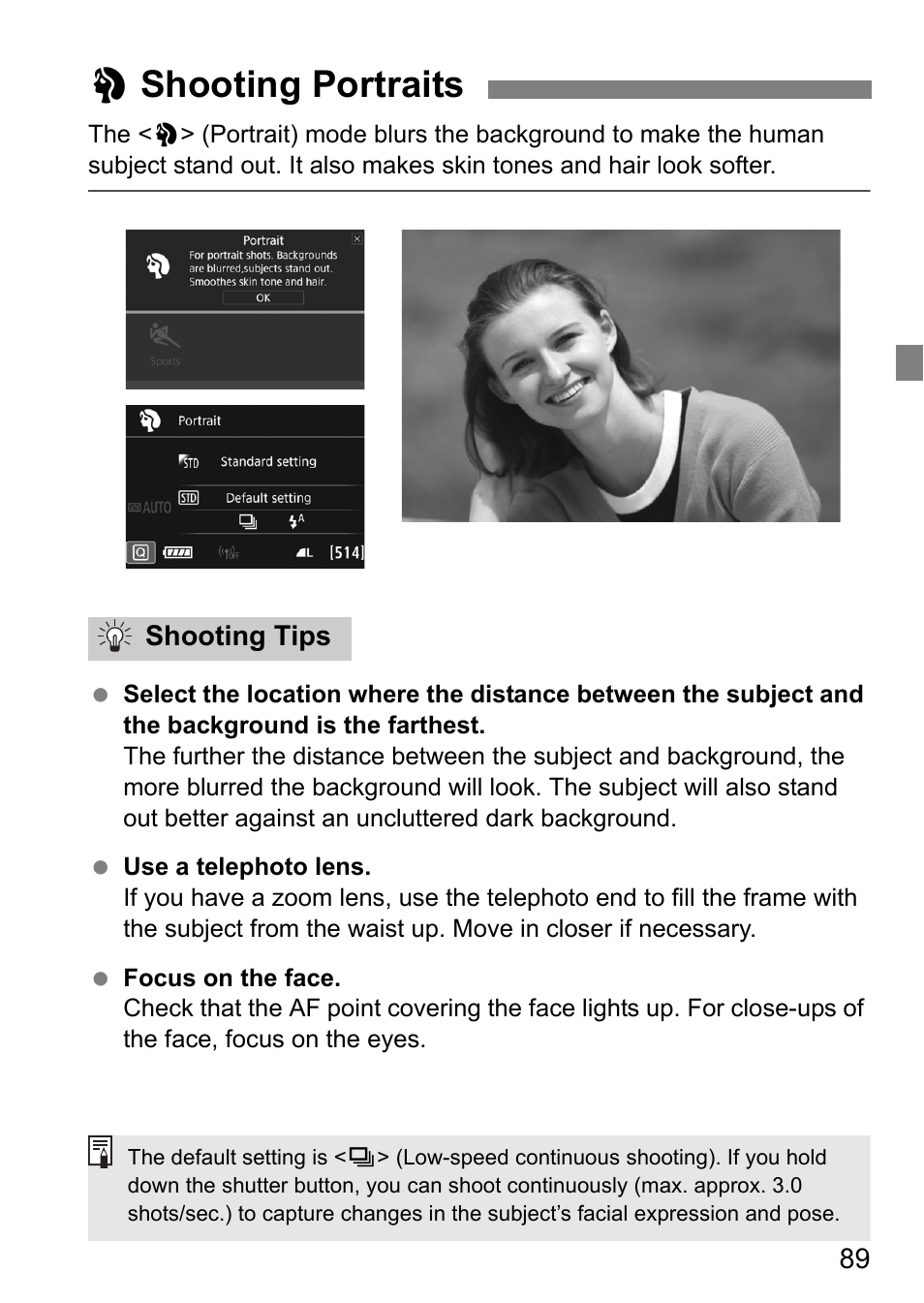 2shooting portraits | Canon EOS 80D User Manual | Page 91 / 308